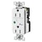 Hubbell Wiring Device-Kellems Duplex Straight Blade Receptacle, 5-15R, 15 A, 125V AC, 2 Pole, 3 Wire, Flush Mount, Grounded HBL5260WSA - alternate 6